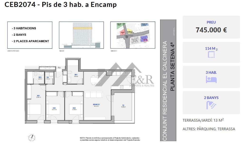 Conjunt Residencial CALCINERA Nova promoció al centre d´Encamp 18