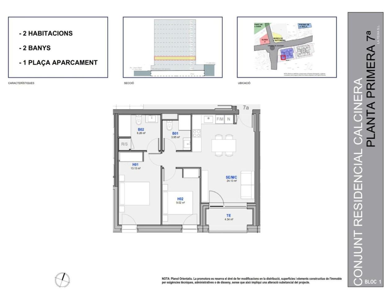 Nova promoció al centre d´Encamp Conjunt Residencial CALCINERA 10